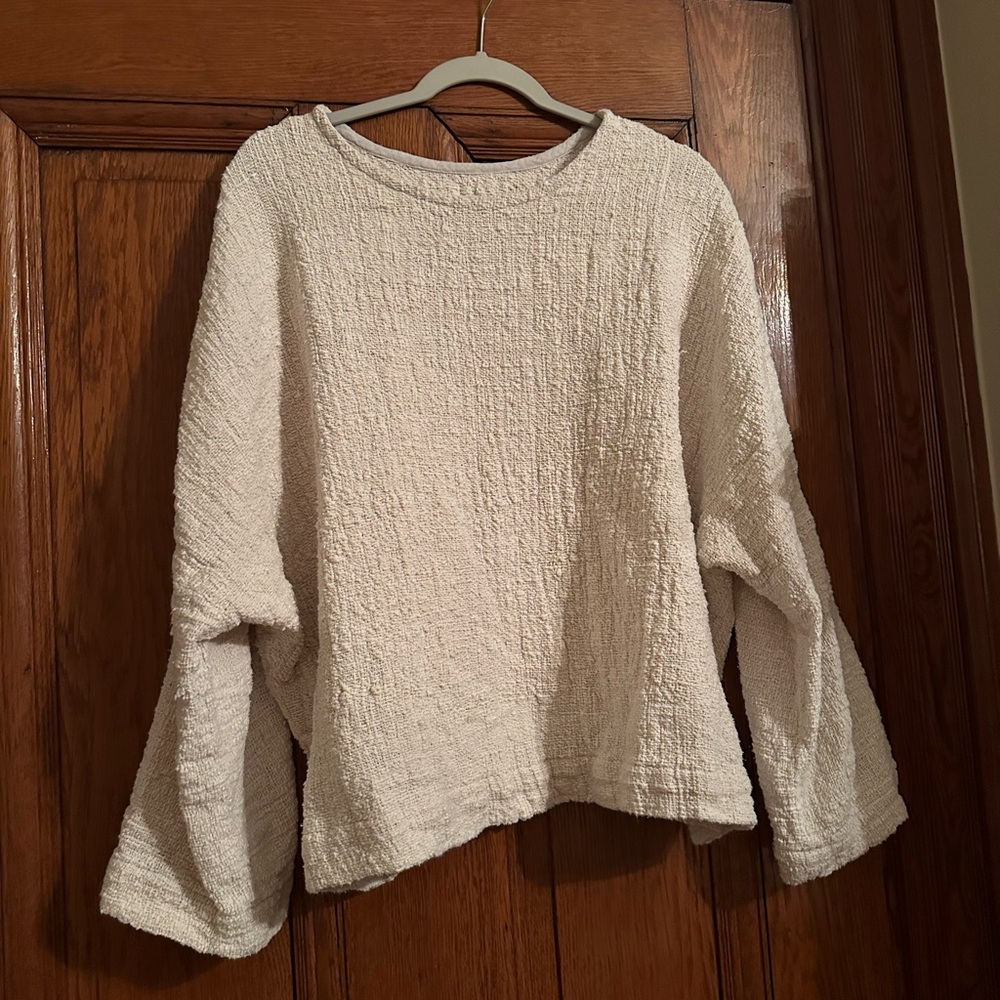 Jamie and the Jones Midweight Tee Sweater Natural Off White XL